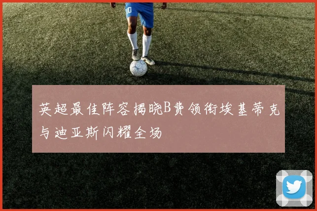 英超最佳阵容揭晓B费领衔埃基蒂克与迪亚斯闪耀全场